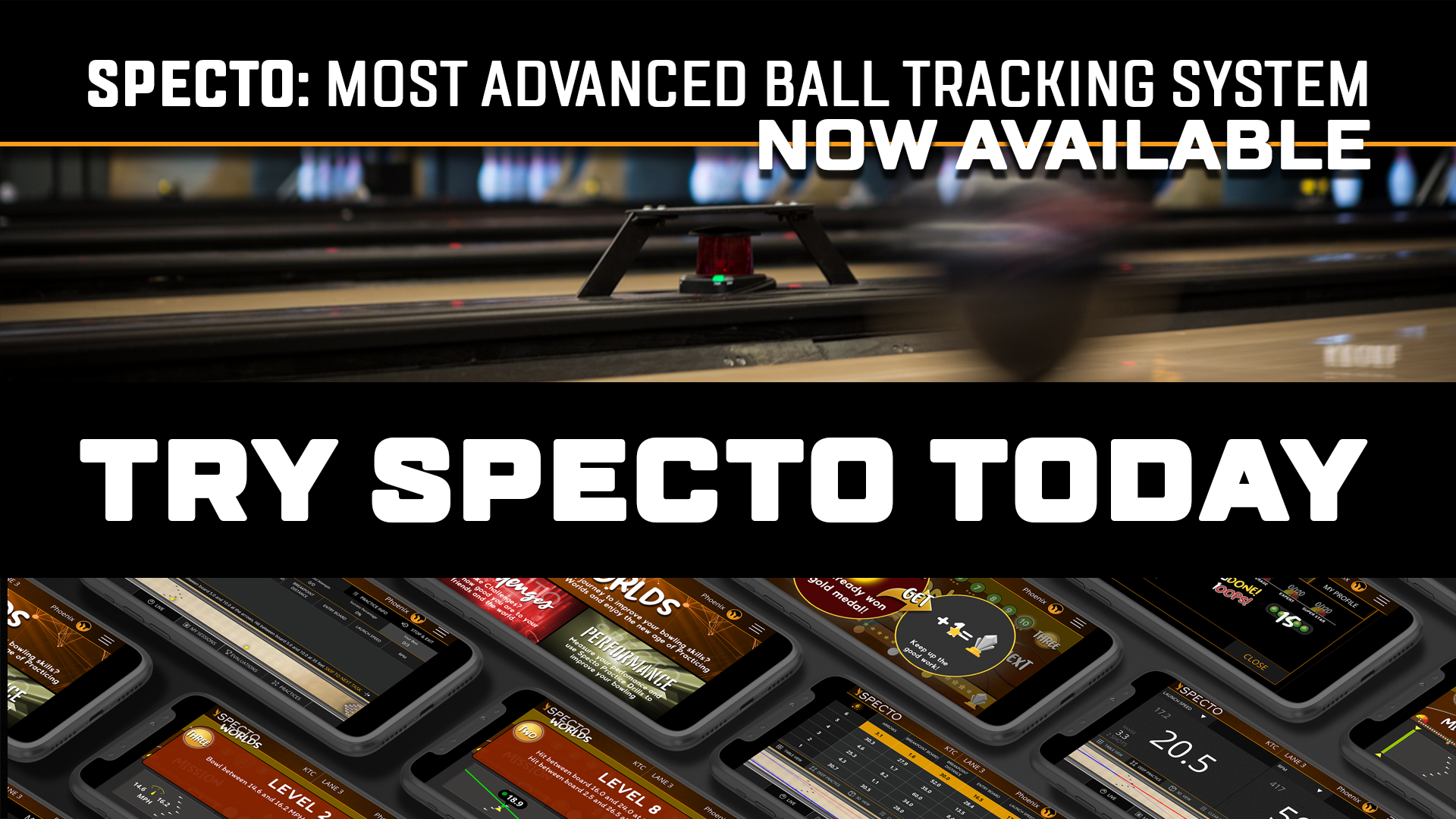 SOCIAL MEDIA GRAPHICS II — SPECTO BOWLING