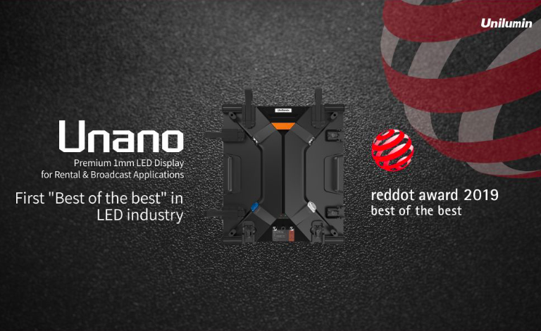 Unilumin Wins the First "Best of the Best" Red Dot Design Award