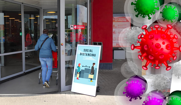 Evolution Of Digital Signage  Due To COVID-19