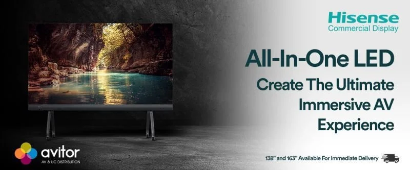 Hisense All-In-One LED display Now In Stock