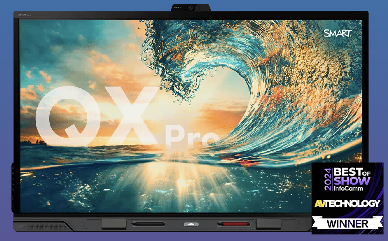 SMART QX Pro Series - The all-in-one performance display for the modern hybrid workplace
