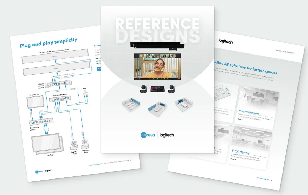 Nureva &amp; Logitech Reference Designs - A perfect Audio Visual match.