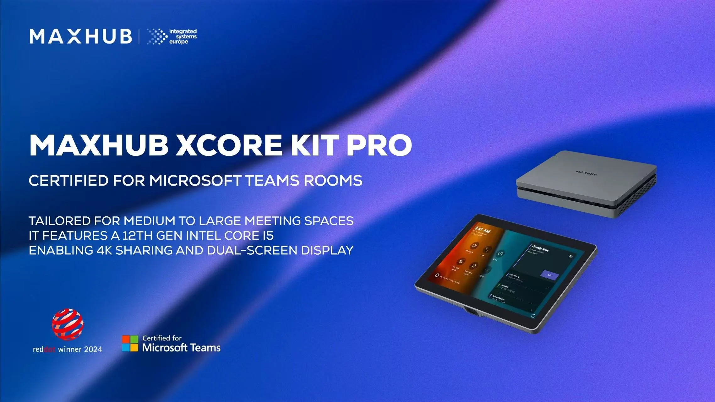 Microsoft Teams Rooms-Certified Solution: MAXHUB XCore Kit Pro