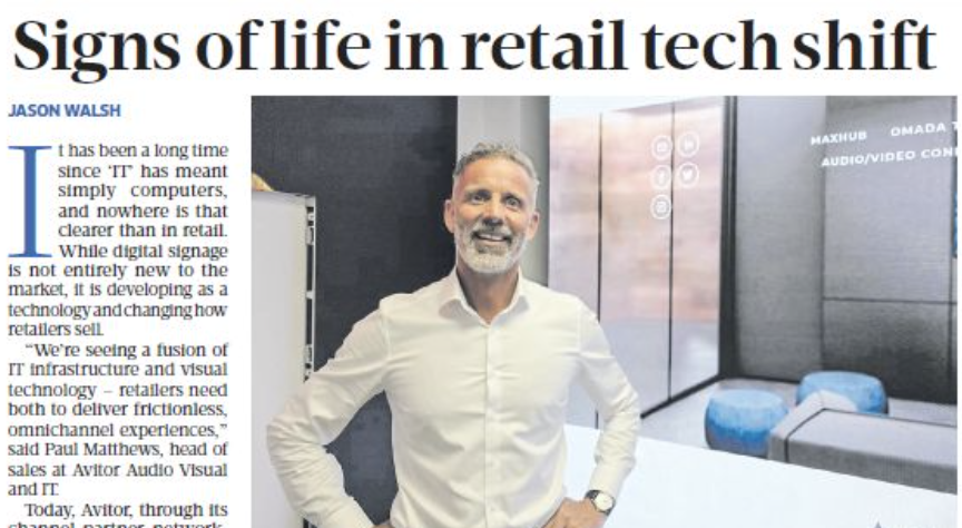 Head of Sales, Paul Matthews featured in the Business Post’s ‘Spotlight on ICT in retail’