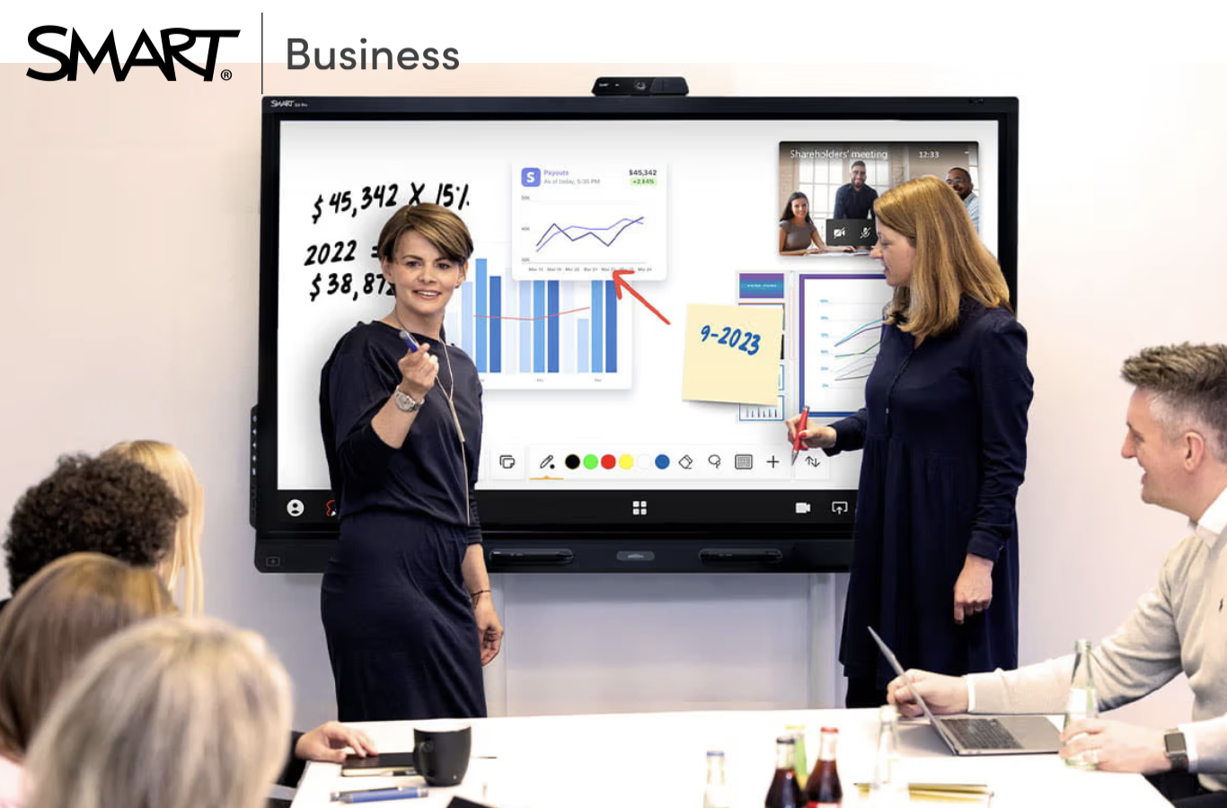 SMART Board Interactive Displays For The Modern Hybrid Workspace