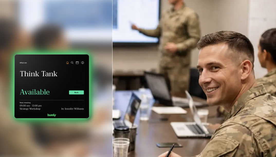 Humly Room Display - Max Security for regulated and high-risk environments