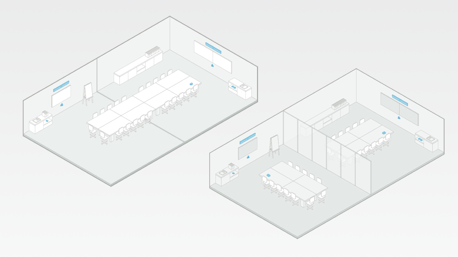 Setting Up Divisible Rooms With Nureva® HDL310 and HDL410 systems — AVITOR