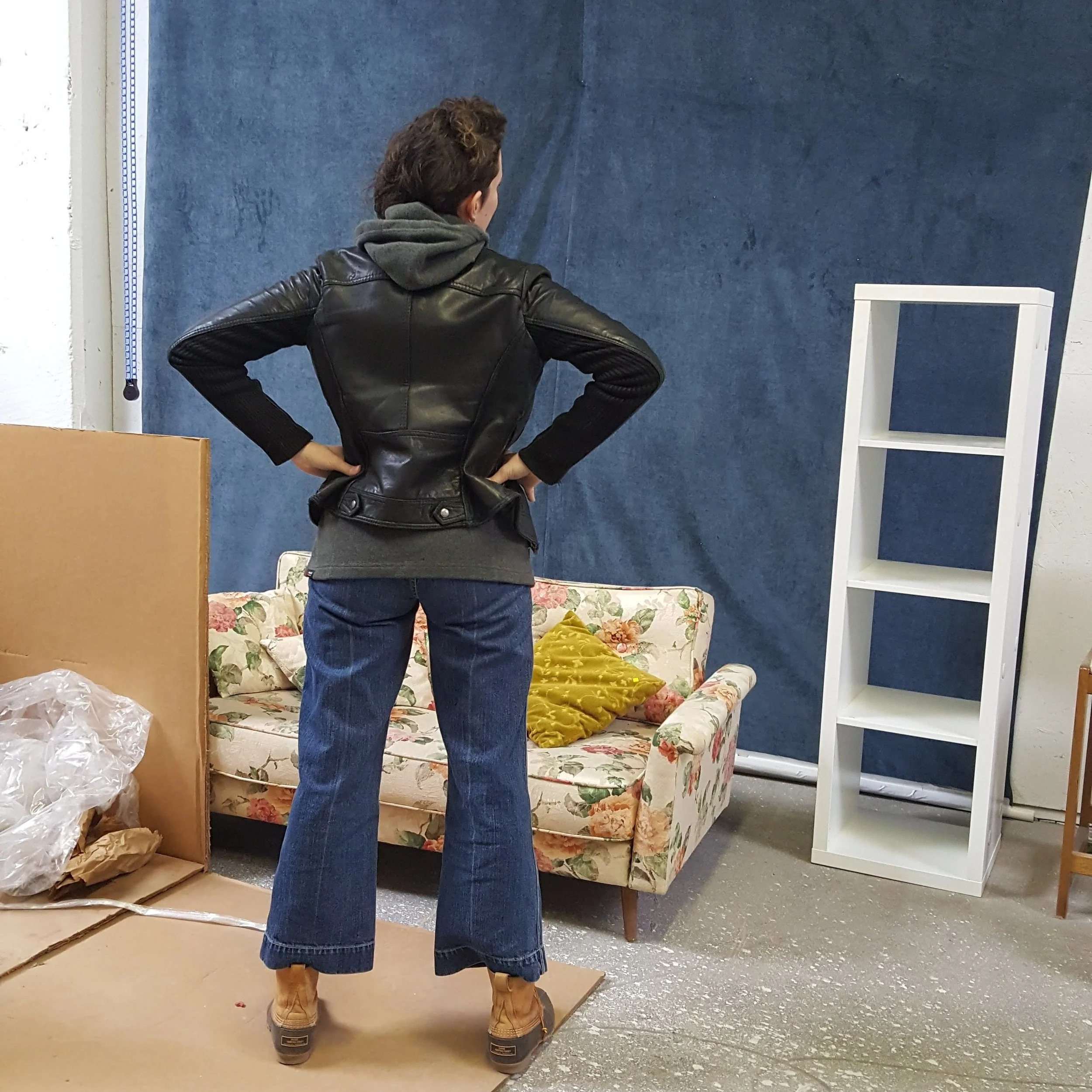 Taking a final look at my studio in 2017 on New Year's Eve.