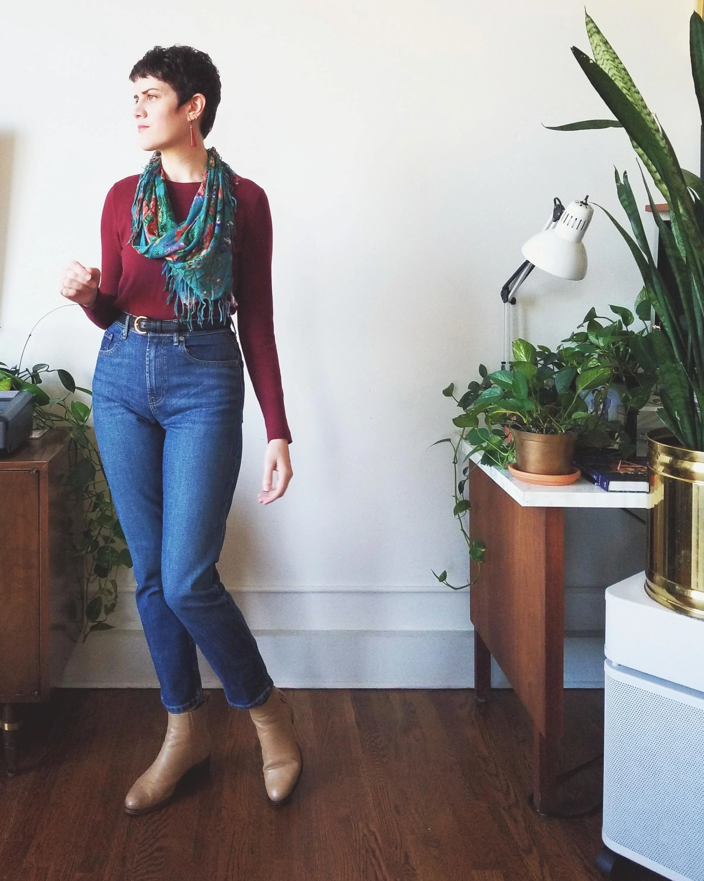 Talia Grace: Everlane and Veronique Branquinho