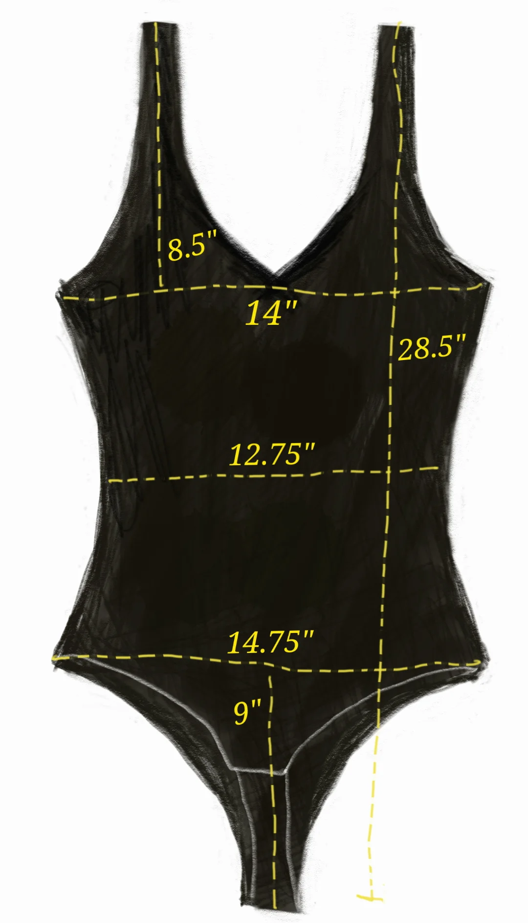WORON tank bodysuit, size small.