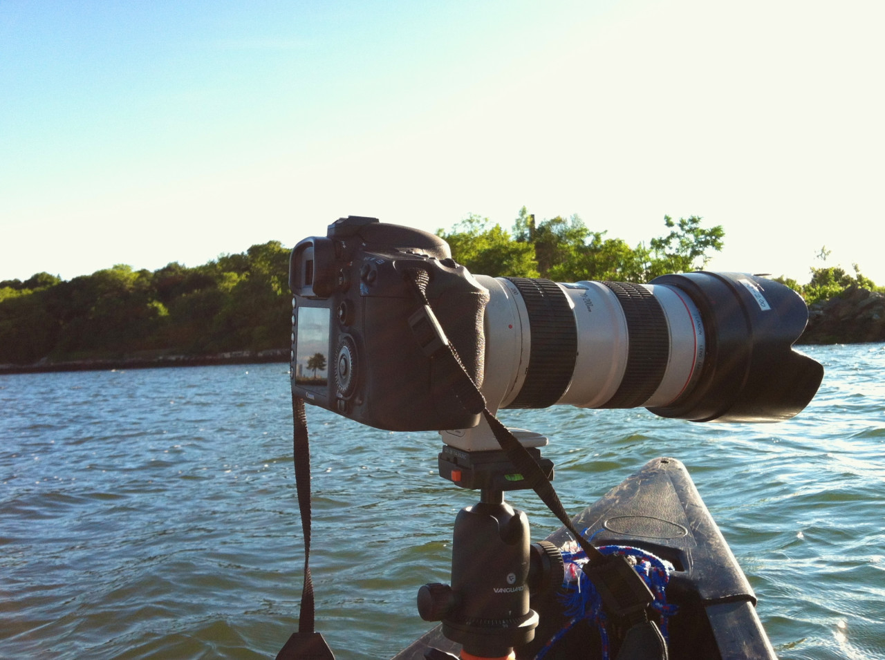 A view of Hart Island from the water Photo by Luke Rafferty