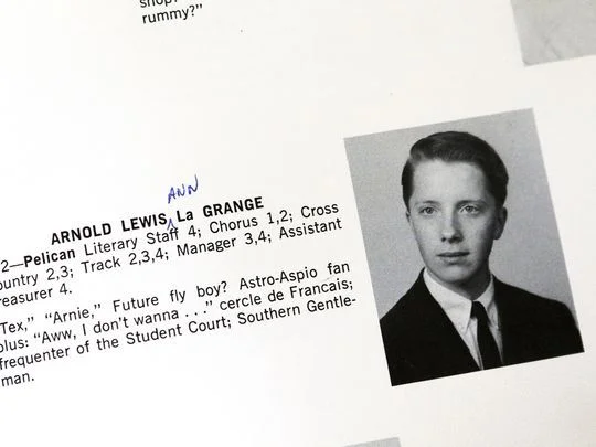 Arnold LaGrange's entry in the 1965 Pelham (N.Y.) Memorial High School yearbook identified him as a "Future fly boy?" Photo: NorthJersey.com