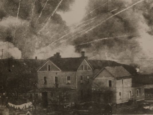 The explosion flattened buildings in New Jersey and caused skyscrapers in Midtown Manhattan to shake. 