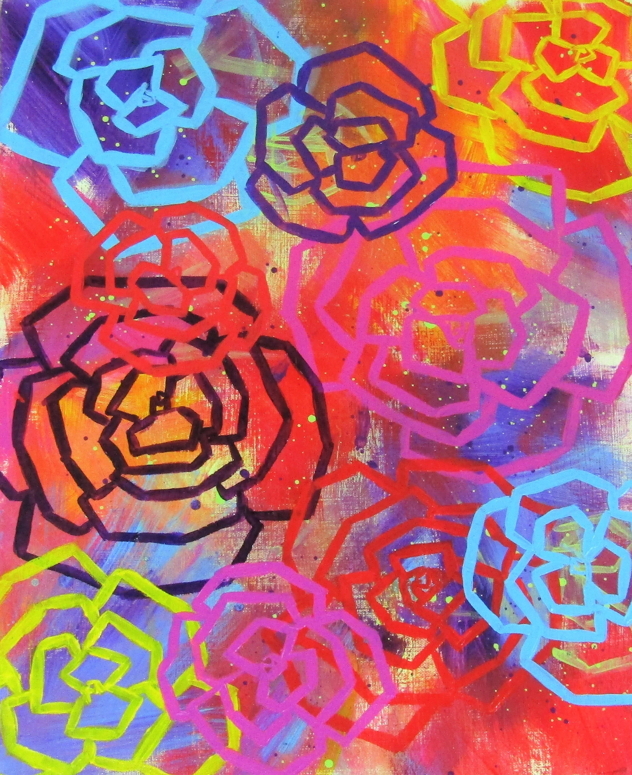 Grafitti Roses