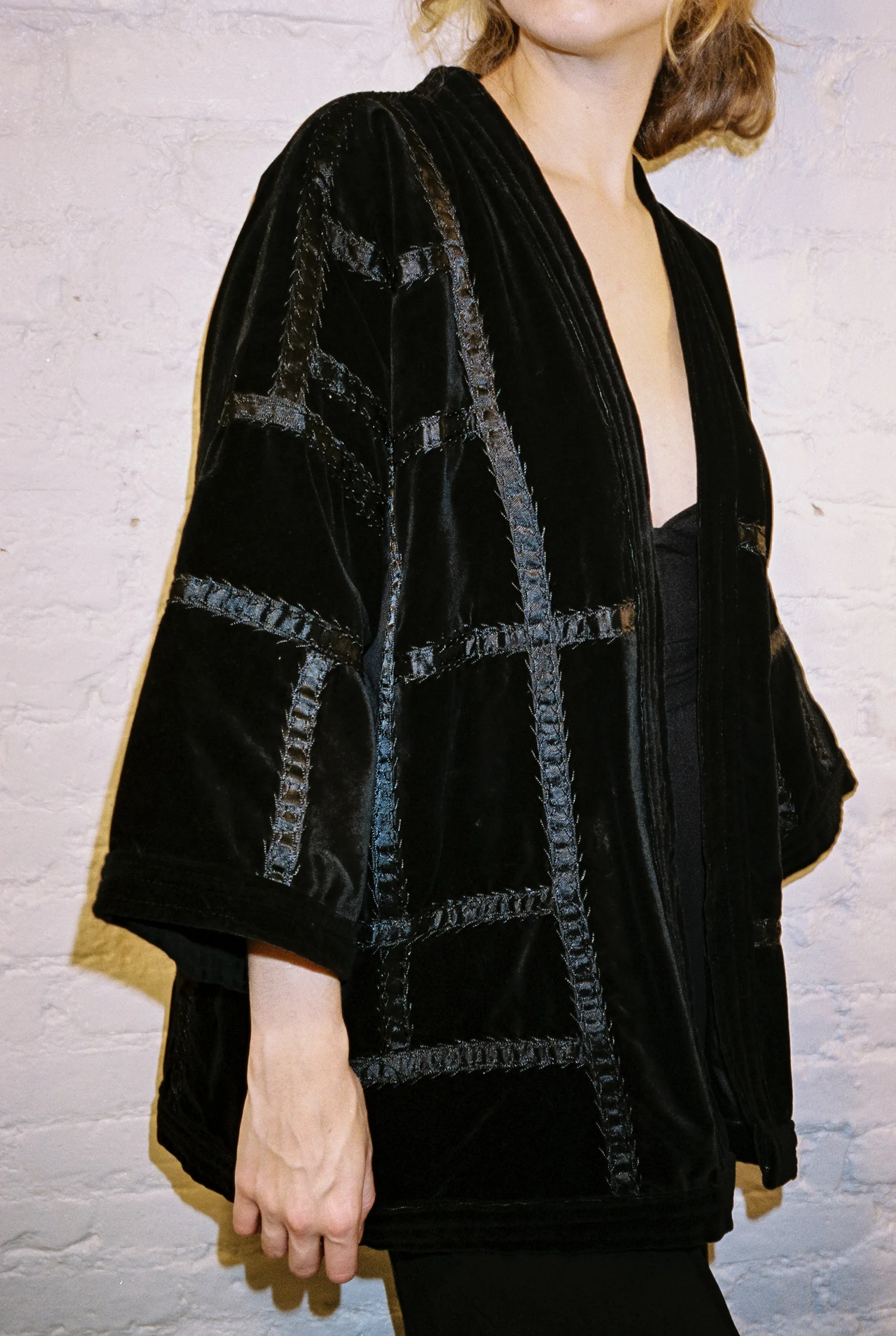 1980's La Coleccion Judith Roberts Velvet Embroidered Jacket