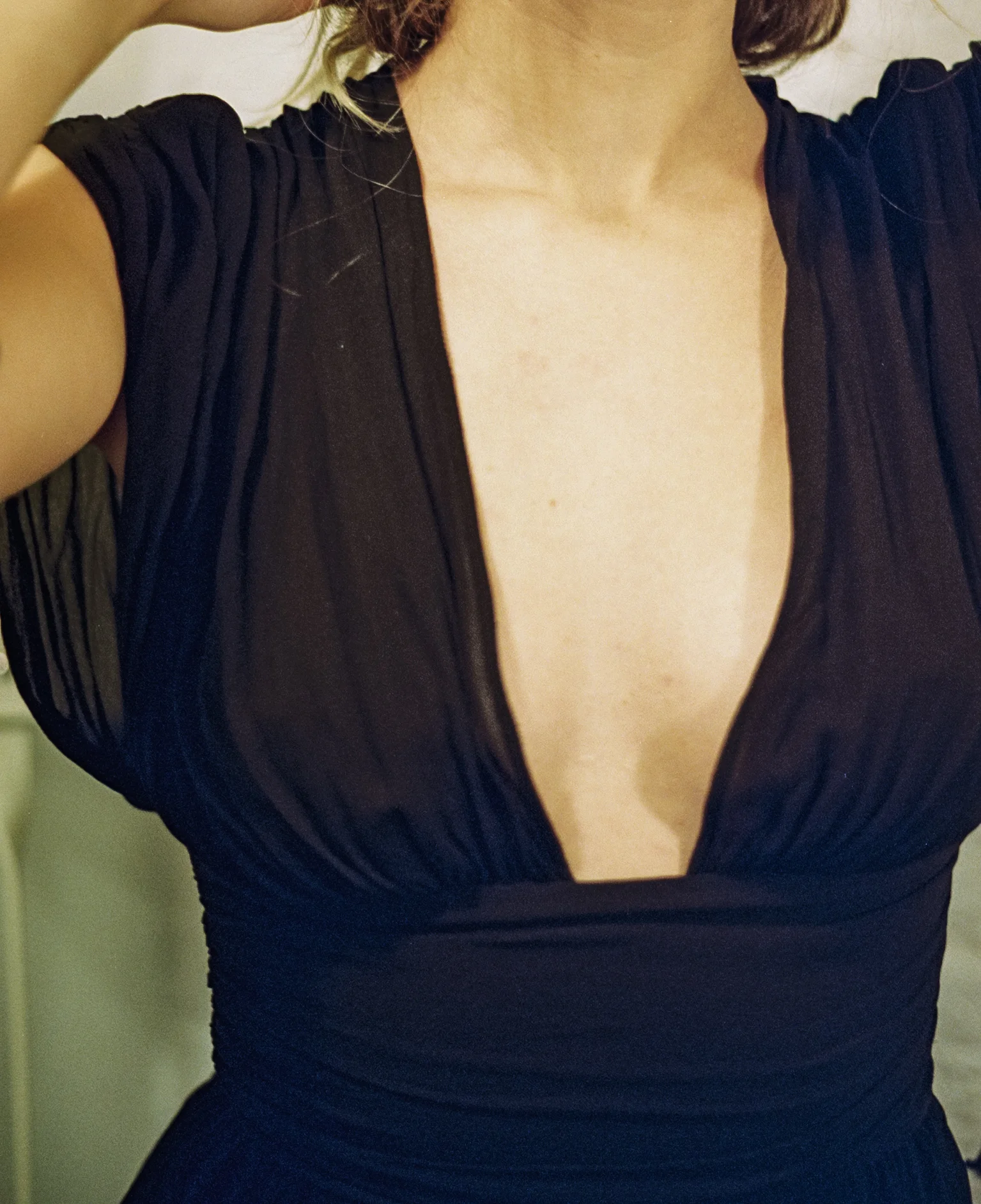 Celine Silk Chiffon Evening Dress