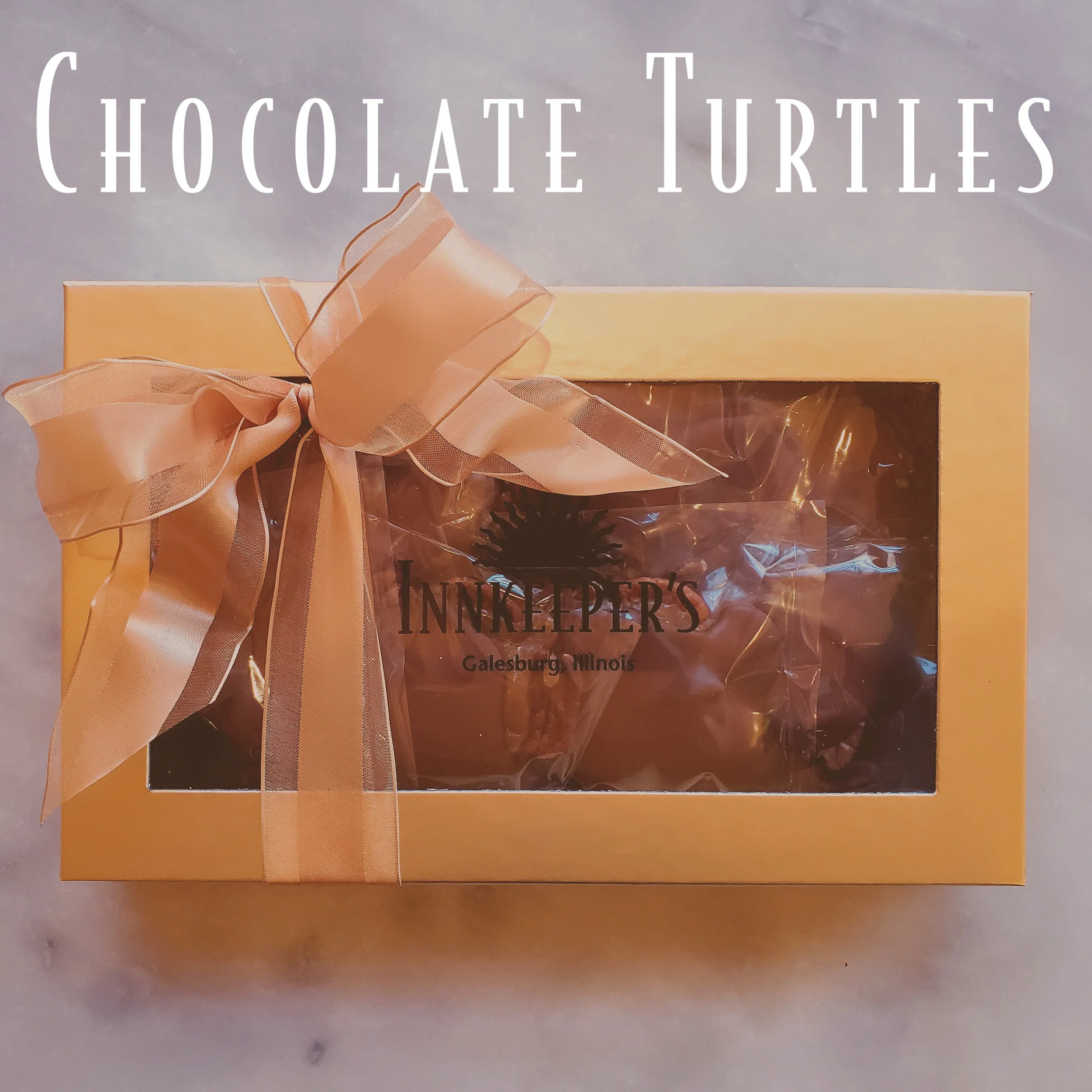 Box of 8 Milk Chocolate Turtles