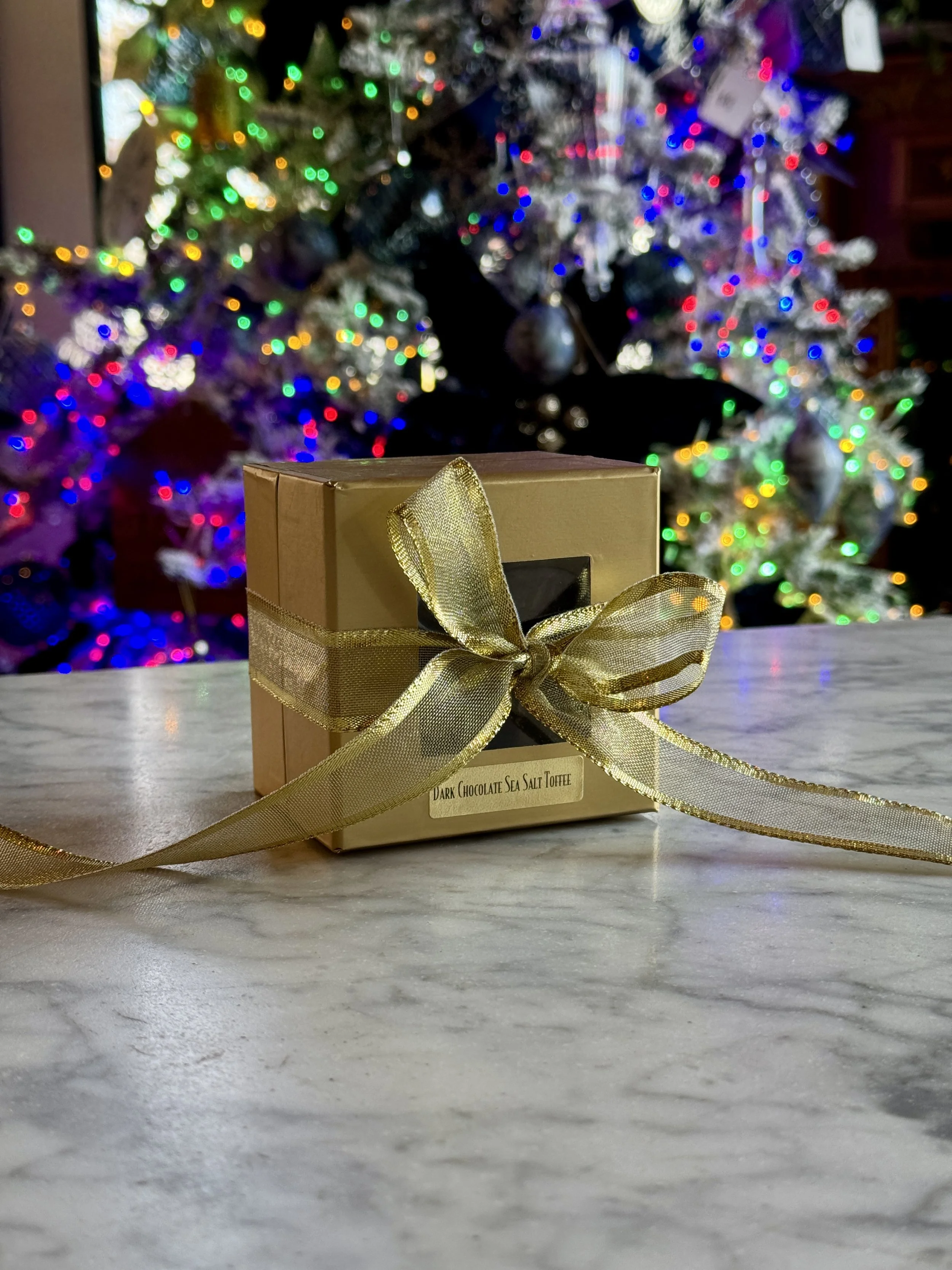 Dark Chocolate English Toffee with Sea Salt