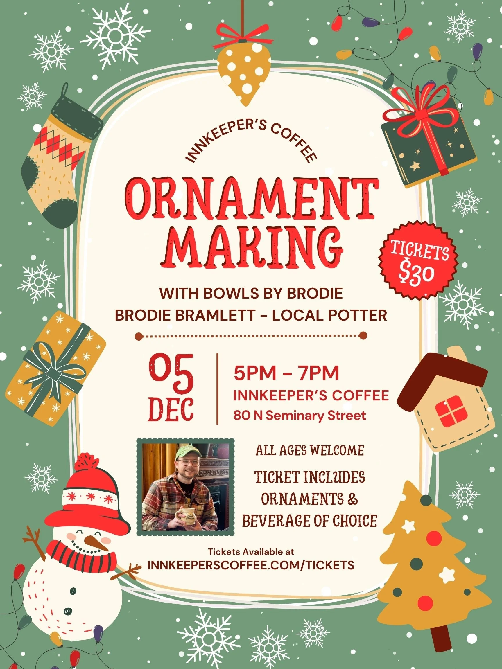 Ornament Making with Bowls by Brodie!