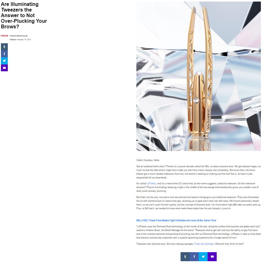 Are Illuminating Tweezers the Answer to Not Over-Plucking Your Brows?