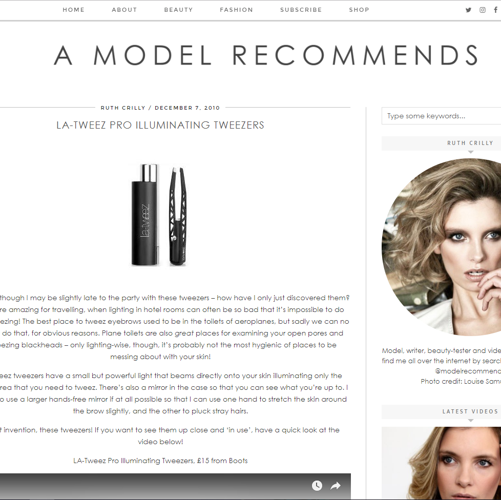 LA-TWEEZ PRO ILLUMINATING TWEEZERS