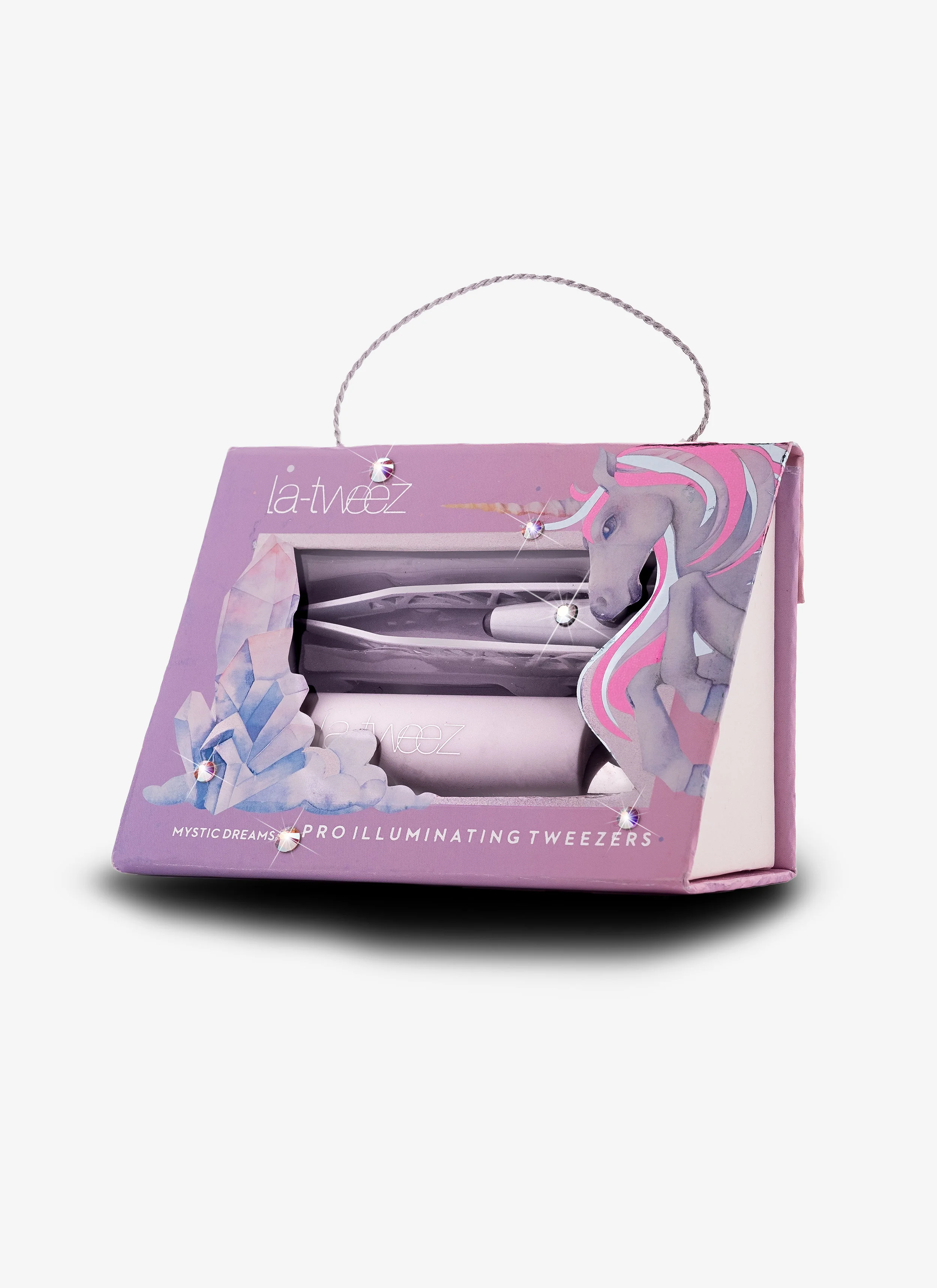 Unicorn Illuminating Tweezers + Diamond Dust Tips Unicorn Illuminating Tweezers + Diamond Dust Tips Box