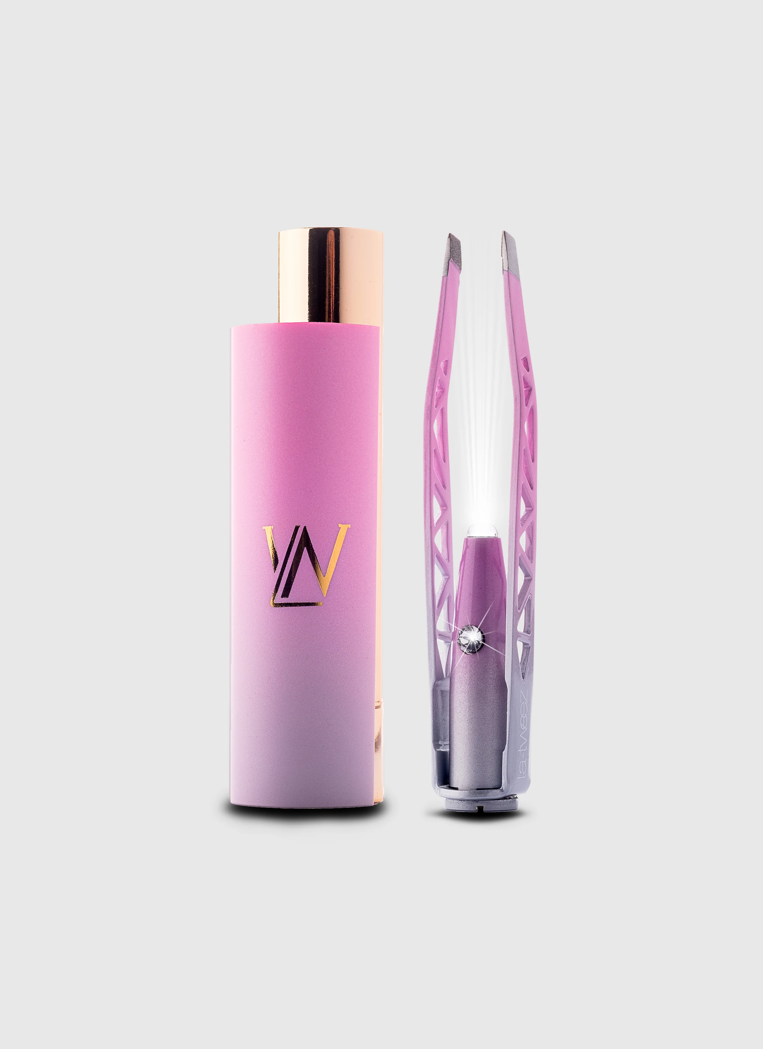 Latweez Petal Pink Ombre + Diamond Dust