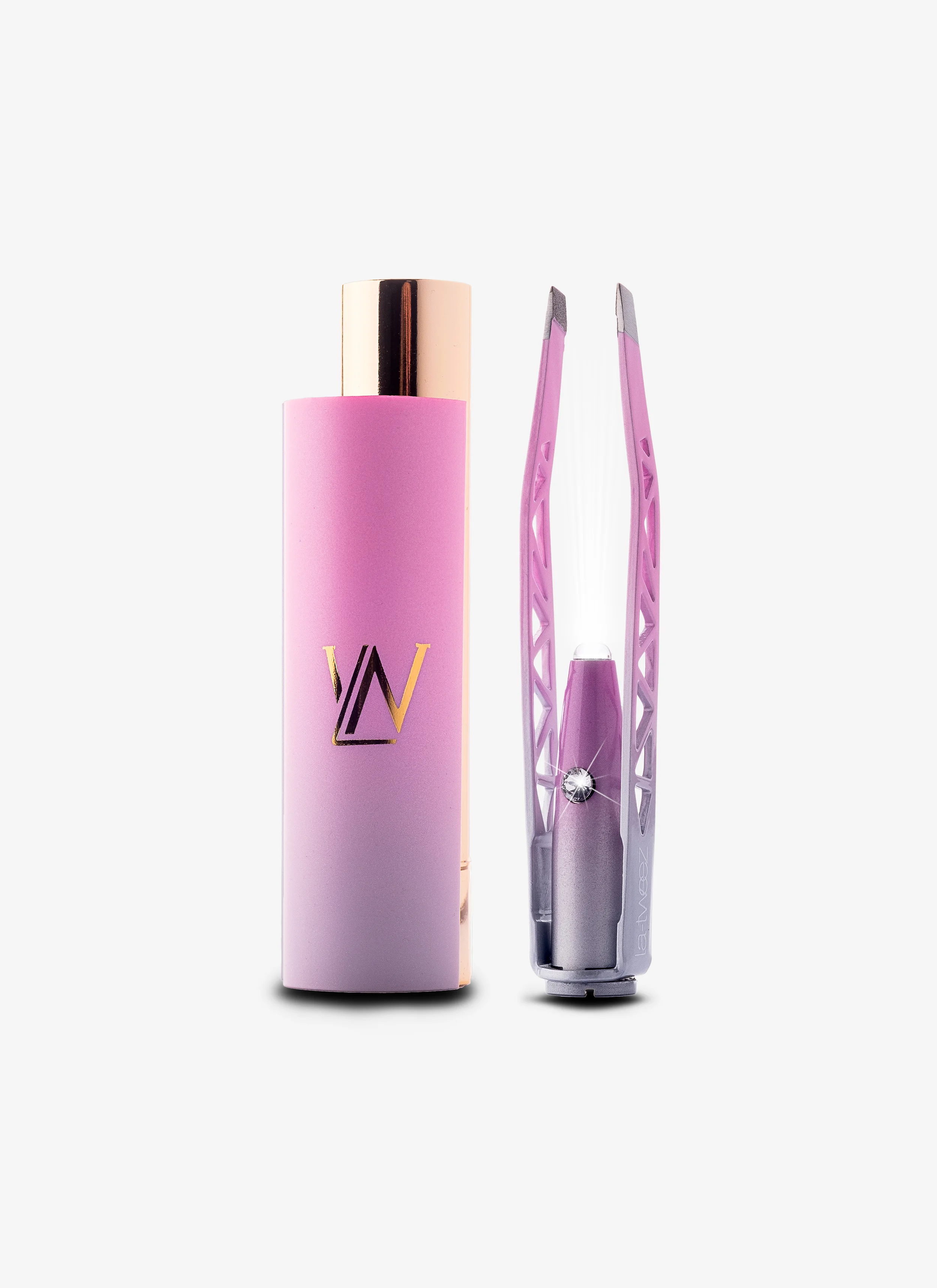 Latweez Petal Pink Ombre + Diamond Dust