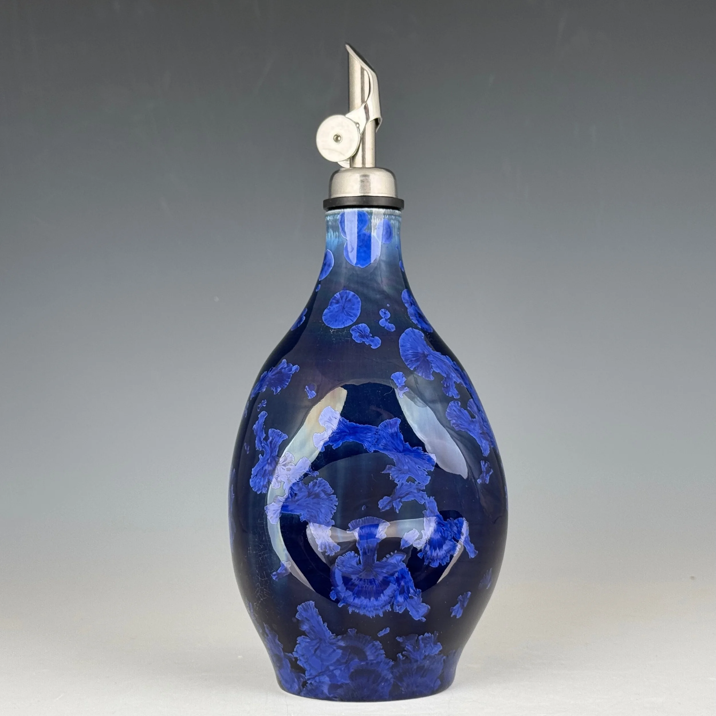 Dark Blue Olive Oil Bottle #2
