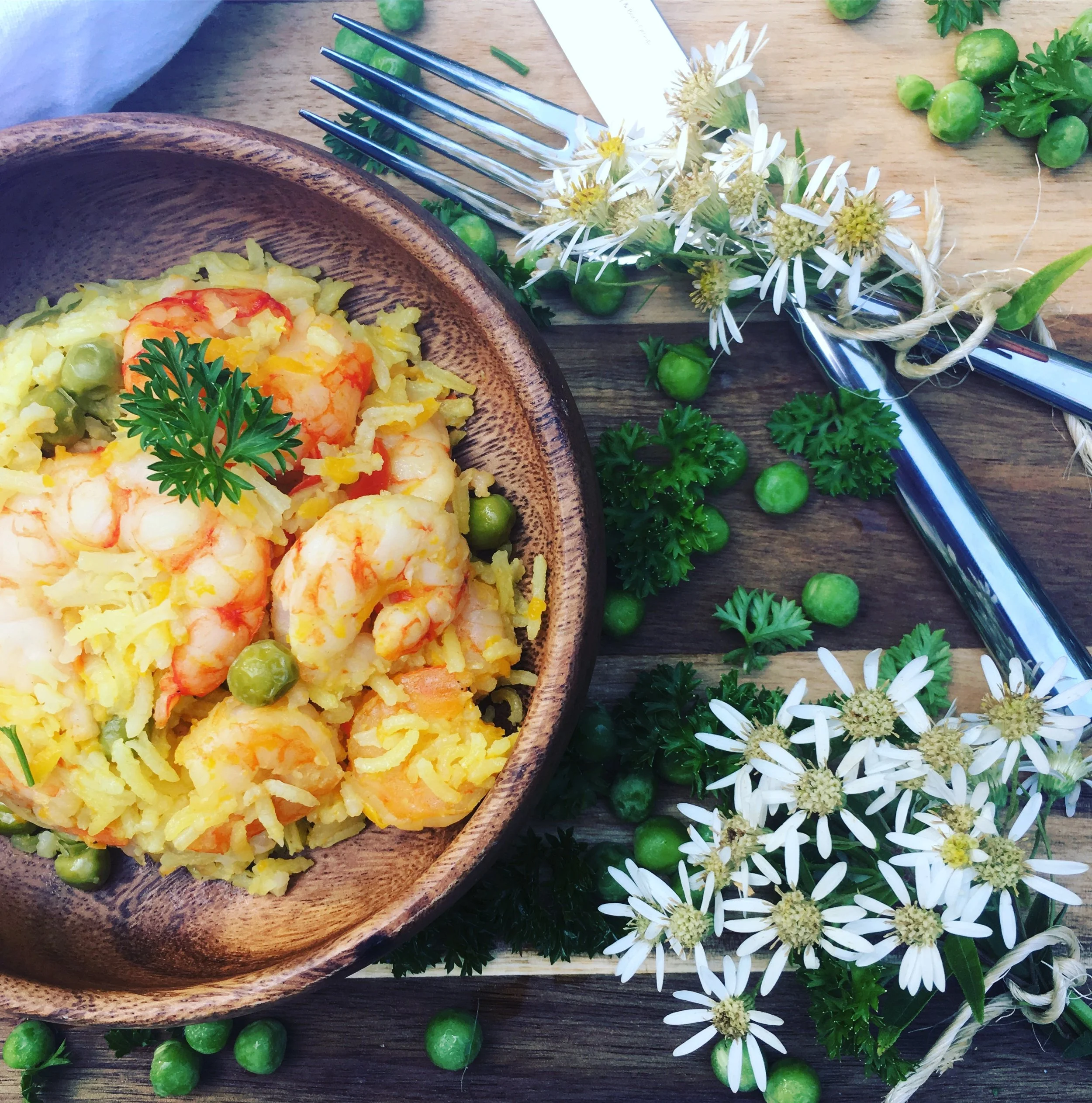 Riz coco-crevettes, à la colombienne