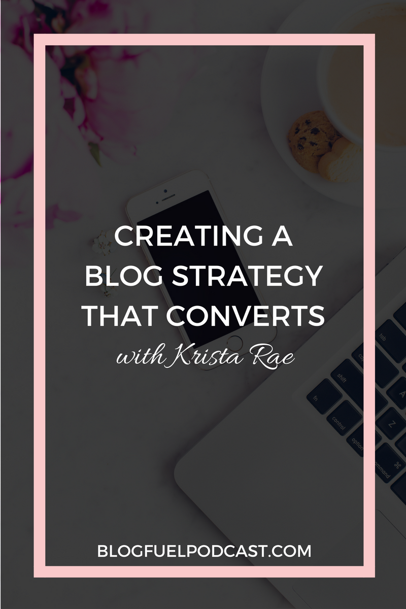 We all want to work smarter, not harder, right? Ep. 003 of the Blog Fuel podcast helps you create a blog strategy that converts. Krista Rae talks about a blog blueprint, tips for your sidebar (less is more), and why it's better to grow slowly. Make your blog your hardest working employee so you can give yourself a break!