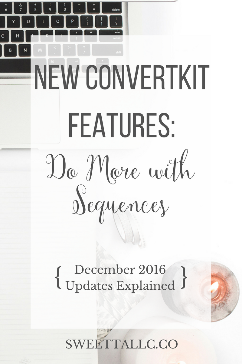 ConvertKit is a powerful email platform for bloggers and business owners, and continues to improve by releasing new features. As of December 2016, these improvements include advanced settings in sequences and improved reporting. Get all the details from a certified ConvertKit expert.
