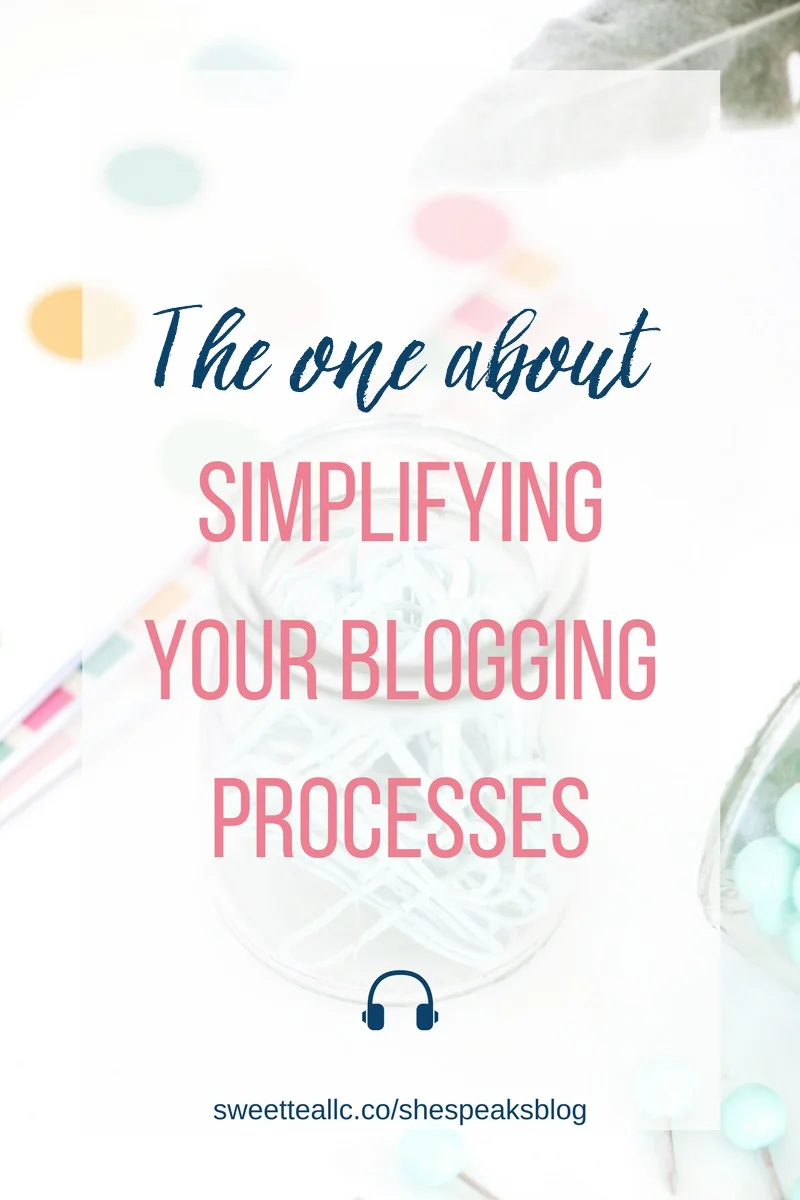 Yes, ALL THE THINGS in blogging can cause overwhelm & frustration, but it doesn't have to be that way! This is the one about simplifying your blogging processes, where we talk about owning your content schedule, using an editorial calendar, and so much more!
