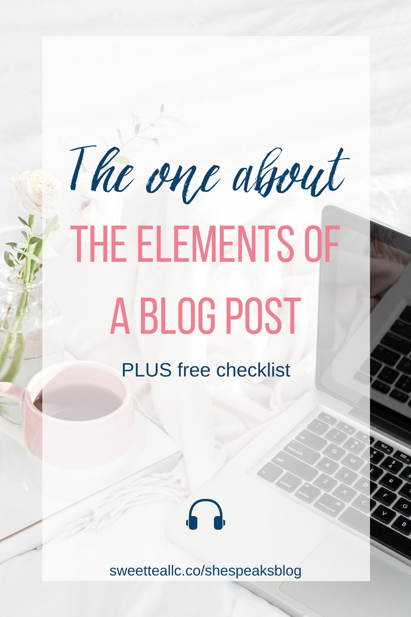 Do you have all the key elements of a blog post? Some elements are good for engagement with your readers, while others are necessary for growth, or SEO. Learn what elements to include in your blog posts plus download a free checklist - one less thing to think about!