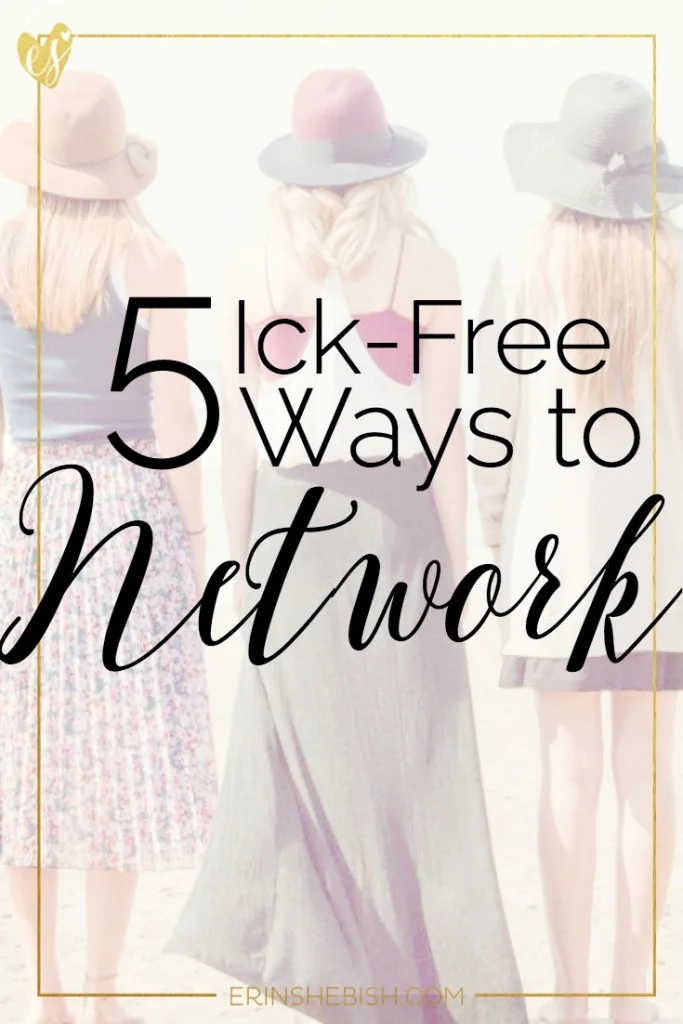 5 Ick-Free Ways to Network - Networking is a HUGE part of growing your online business. And hello! It doesn't have to be full of icky practices!