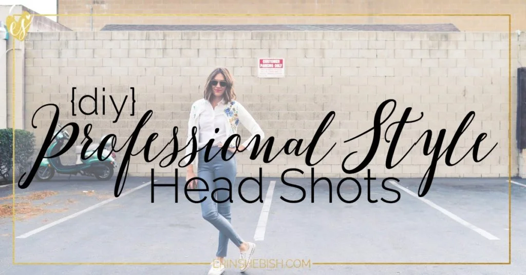 Head shots are so important for building your brand online. But you don't have to spend a fortune on them! DIY your head shots easily at home!