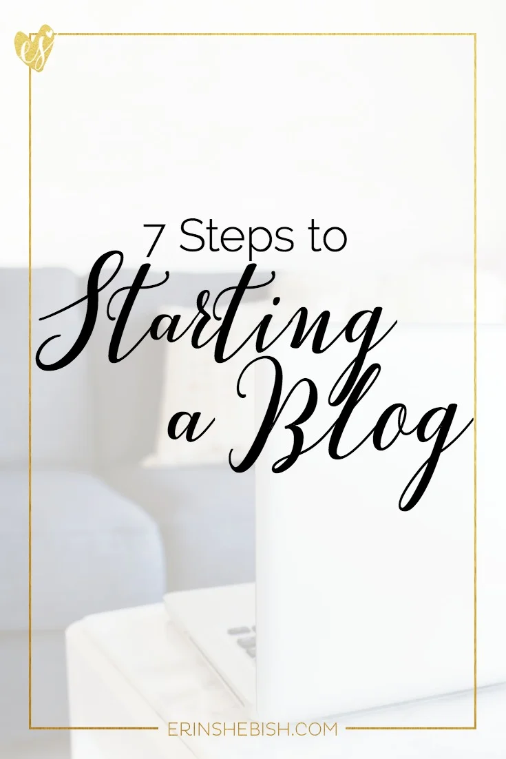 Starting a blog doesn’t have to be stressful. In fact, you can start one today easily! Here are 7 steps to getting your blog started successfully!