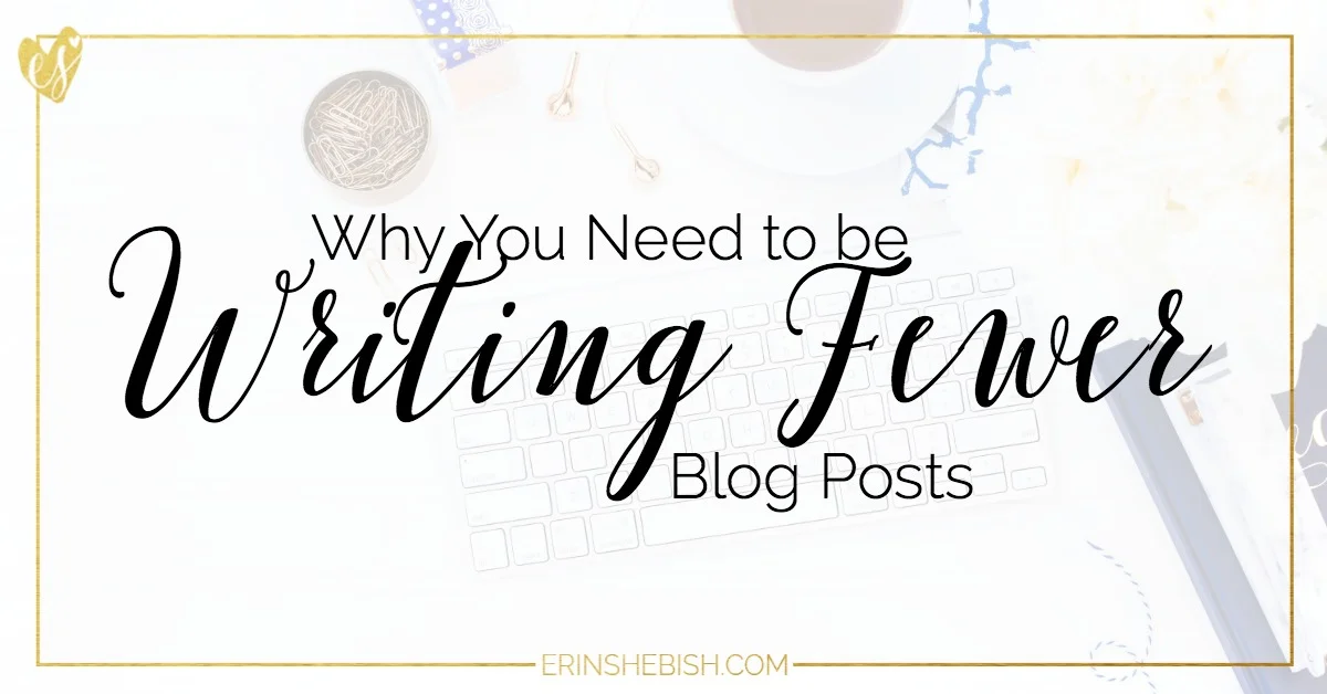 Blogging doesn't have to be a constant show of content. It just needs to be a show of you best content. Don't devalue your work by over blogging.