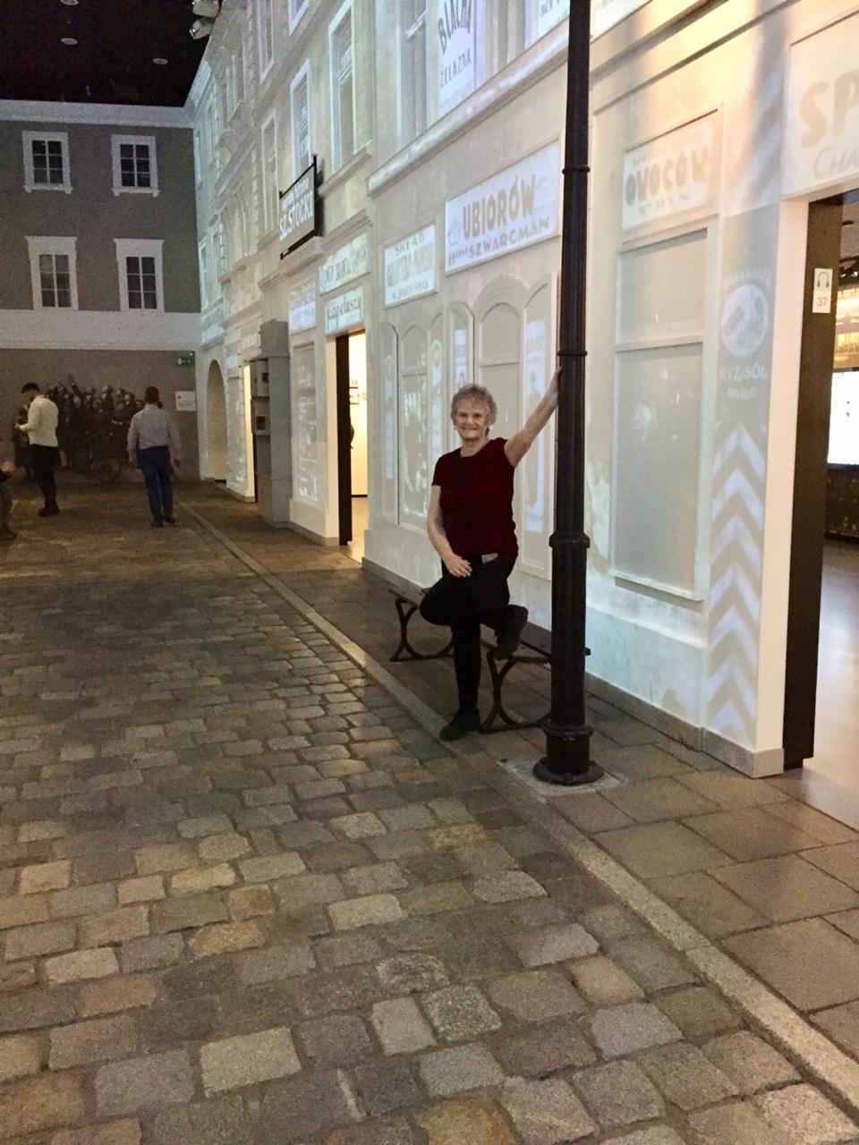 en el Museo Polin, una calle del gueto