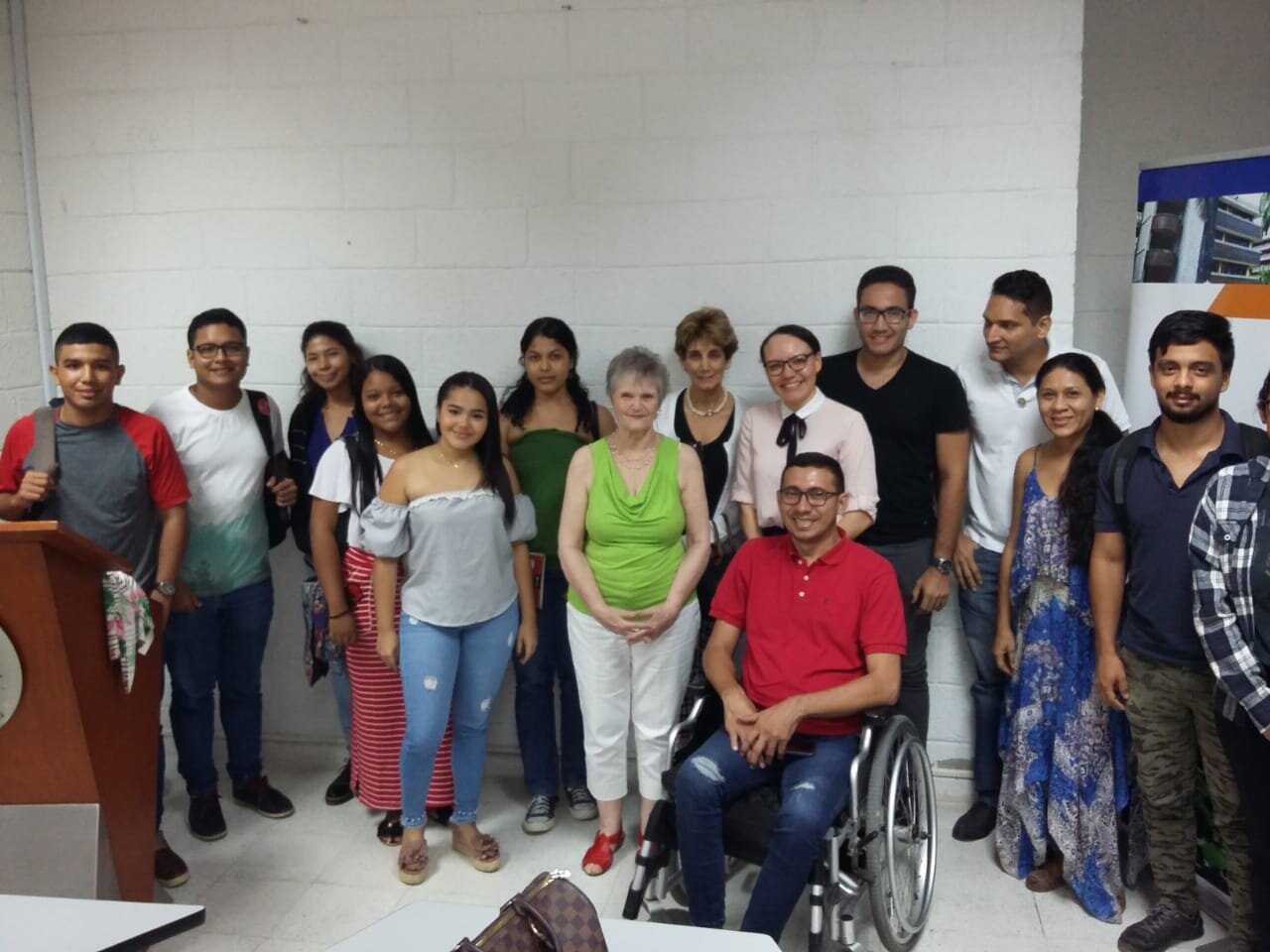 Algunos asistentes en la Universidad del Atlántico