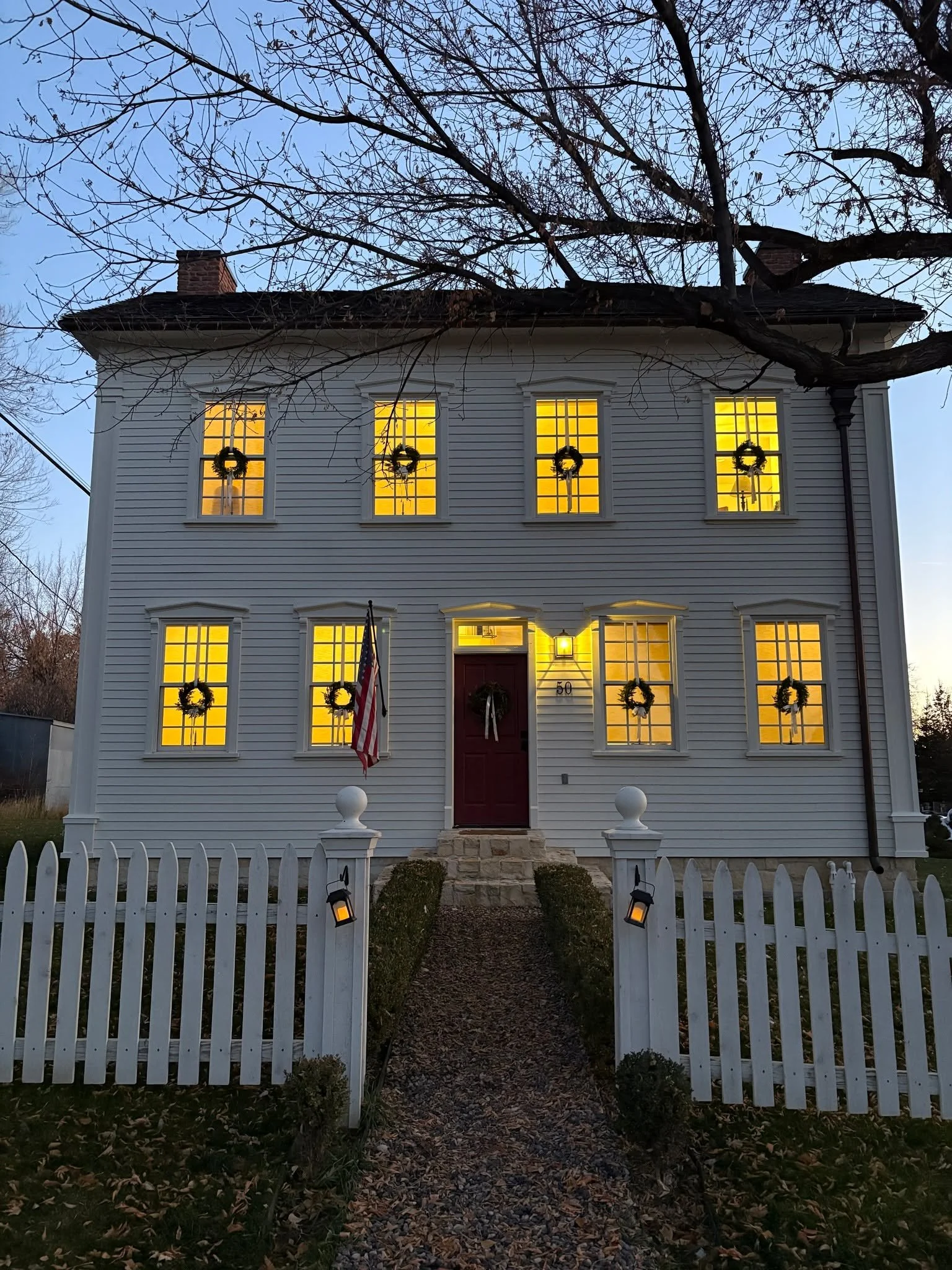 Happy Thanksgiving! 

Decorating this special place for the holidays and the Candlelight Christmas event on Dec 13th, 4-7pm. Carolers, historic home tours, cafes and food trucks, music... can't wait!

Some quotes on gratitude today:

"Gratitude 