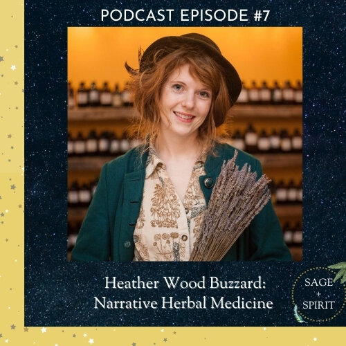  Heather Wood Buzzard is a writer, wildcrafter, and herbalist living in the ancient mountains of Western North Carolina. In recent years, her passion for these intertwined topics has led her to pursue a MA in Writing and Narrative Medicine, and she i