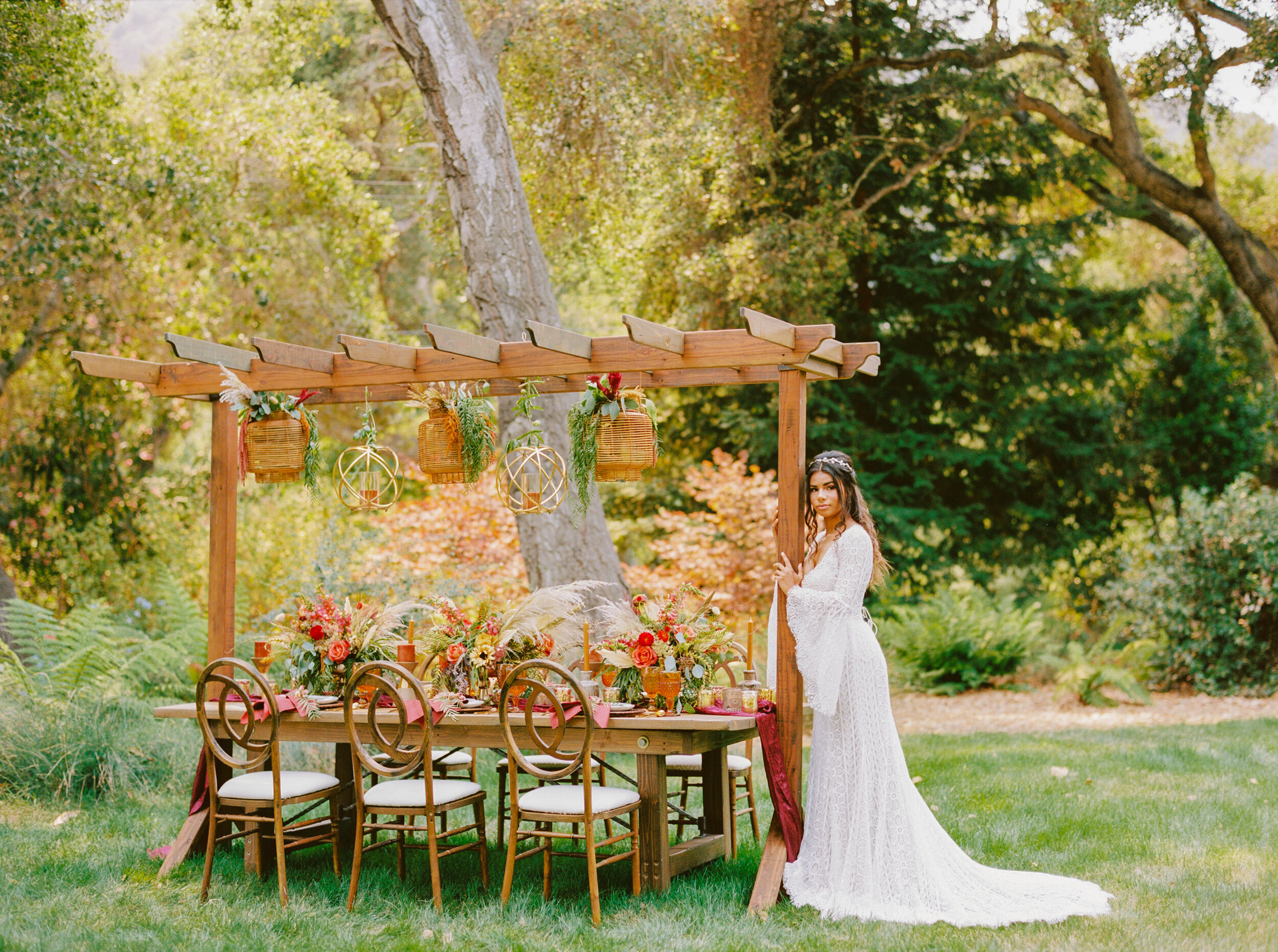 Sarahi Hadden - An Earthy Summer Boho Inspired Wedding with Sunset Hues at Gardener Ranch-2.jpg