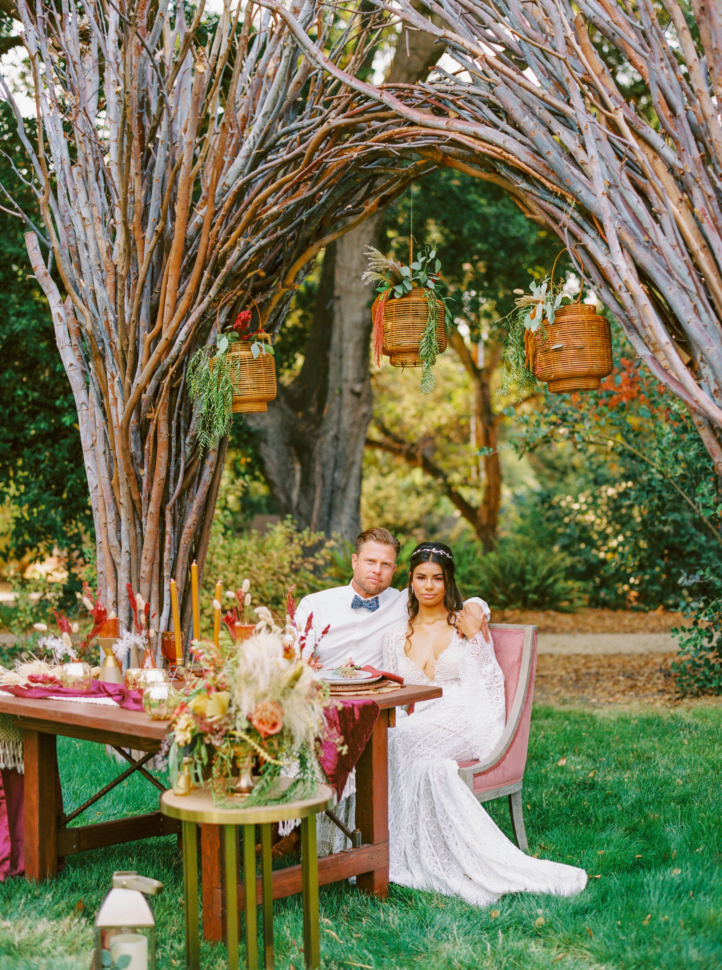 Sarahi Hadden - An Earthy Summer Boho Inspired Wedding with Sunset Hues at Gardener Ranch-9.jpg