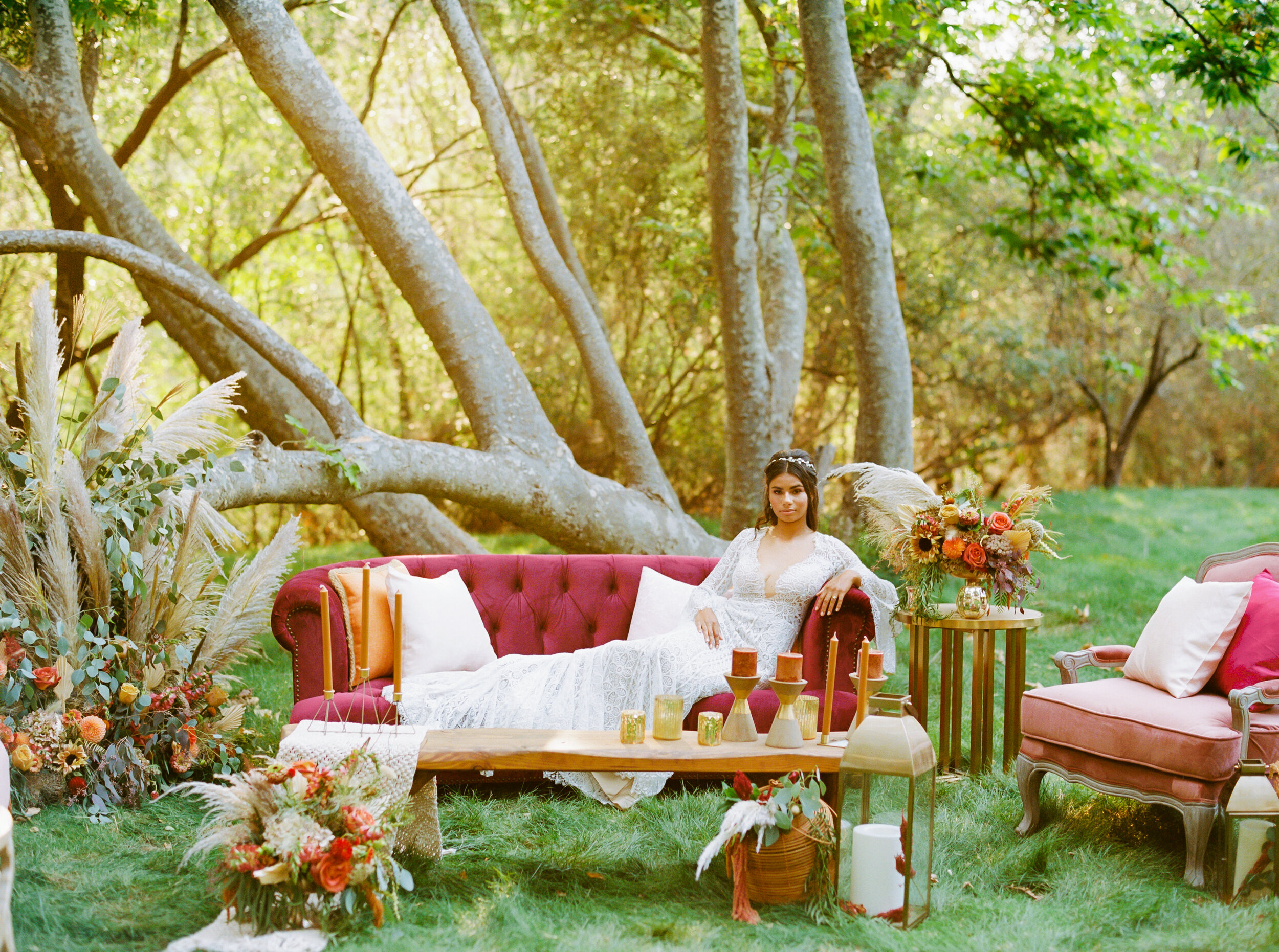 Sarahi Hadden - An Earthy Summer Boho Inspired Wedding with Sunset Hues at Gardener Ranch-15.jpg