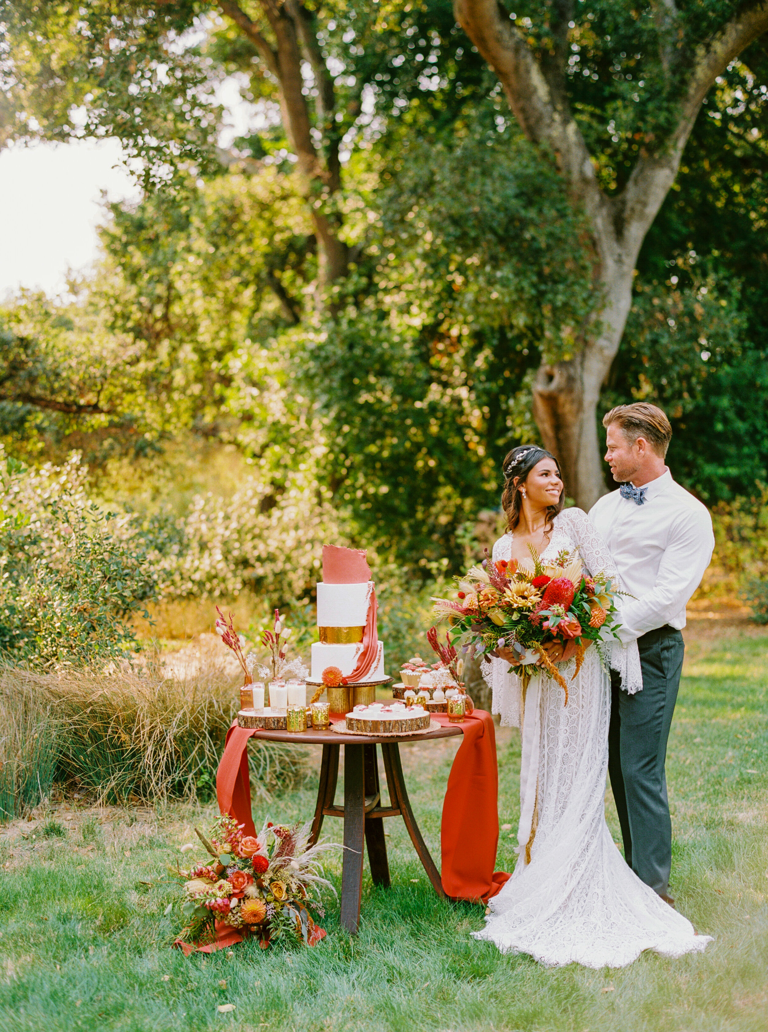 Sarahi Hadden - An Earthy Summer Boho Inspired Wedding with Sunset Hues at Gardener Ranch-16.jpg