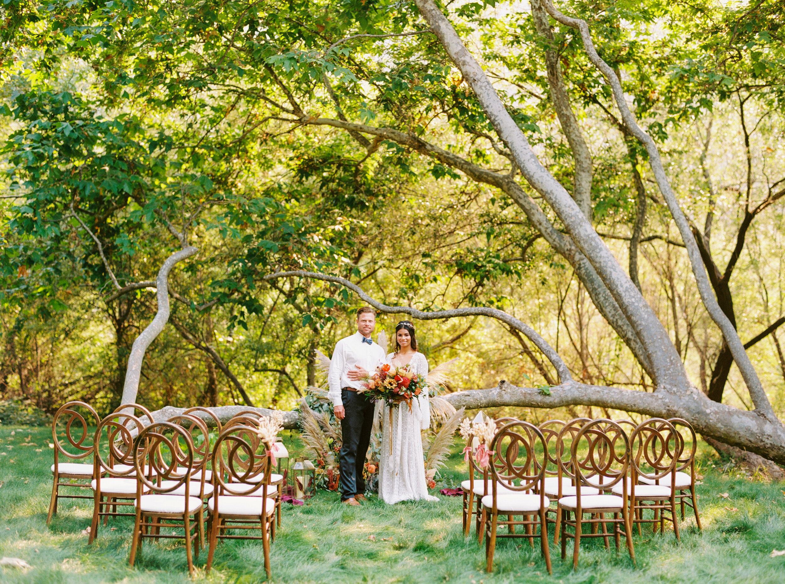 Sarahi Hadden - An Earthy Summer Boho Inspired Wedding with Sunset Hues at Gardener Ranch-19.jpg