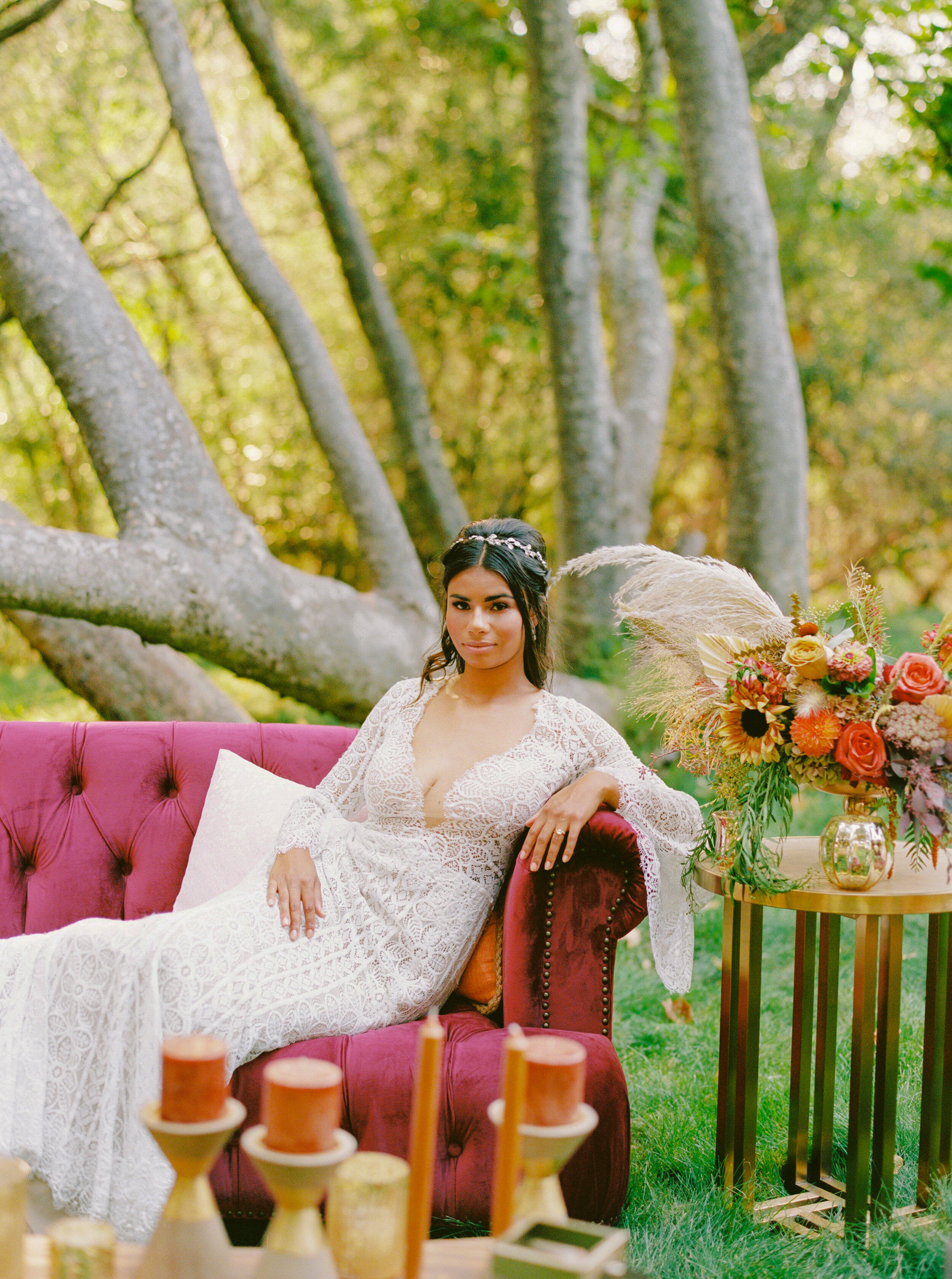 Sarahi Hadden - An Earthy Summer Boho Inspired Wedding with Sunset Hues at Gardener Ranch-41.jpg