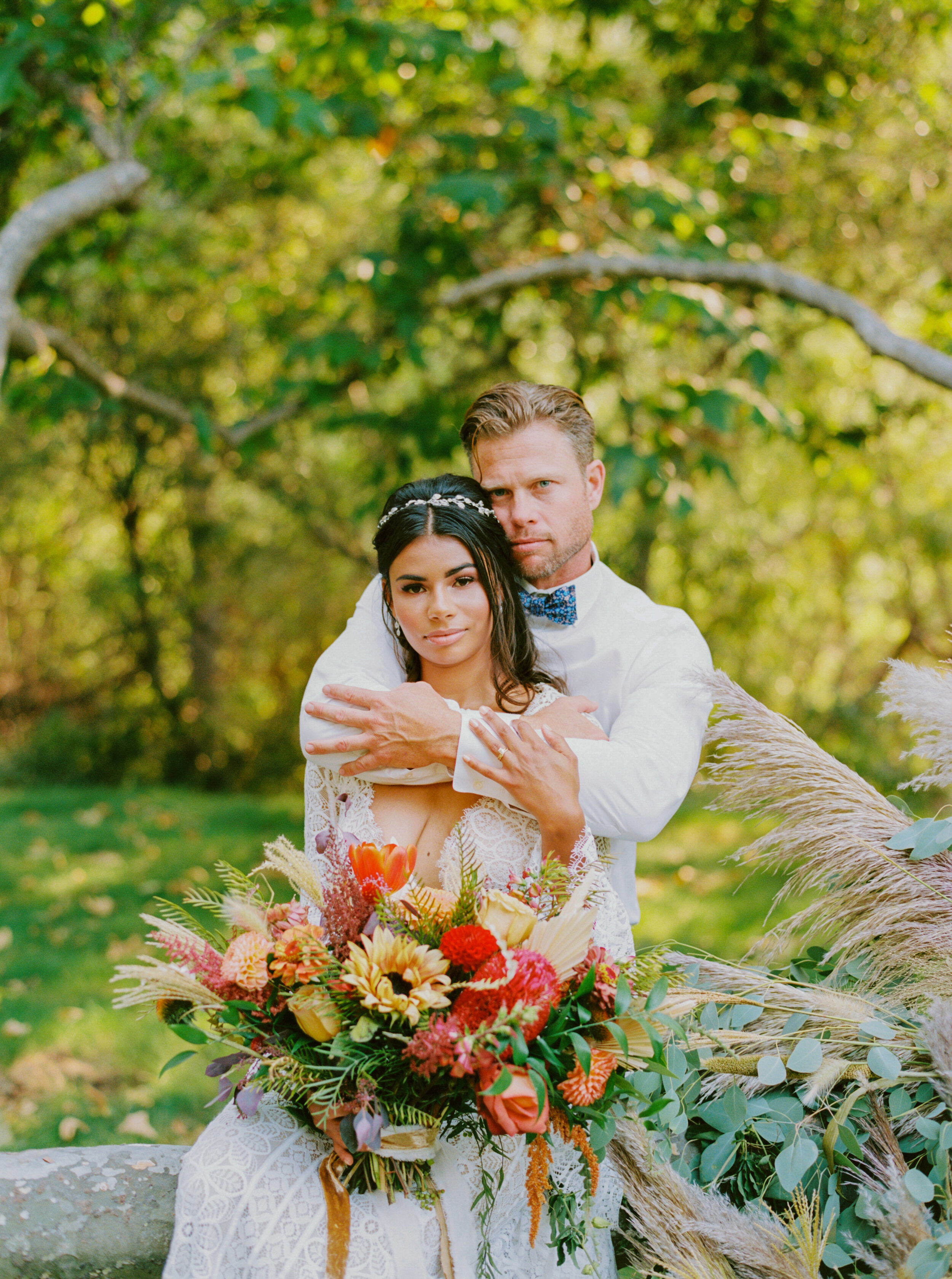 Sarahi Hadden - An Earthy Summer Boho Inspired Wedding with Sunset Hues at Gardener Ranch-44.jpg