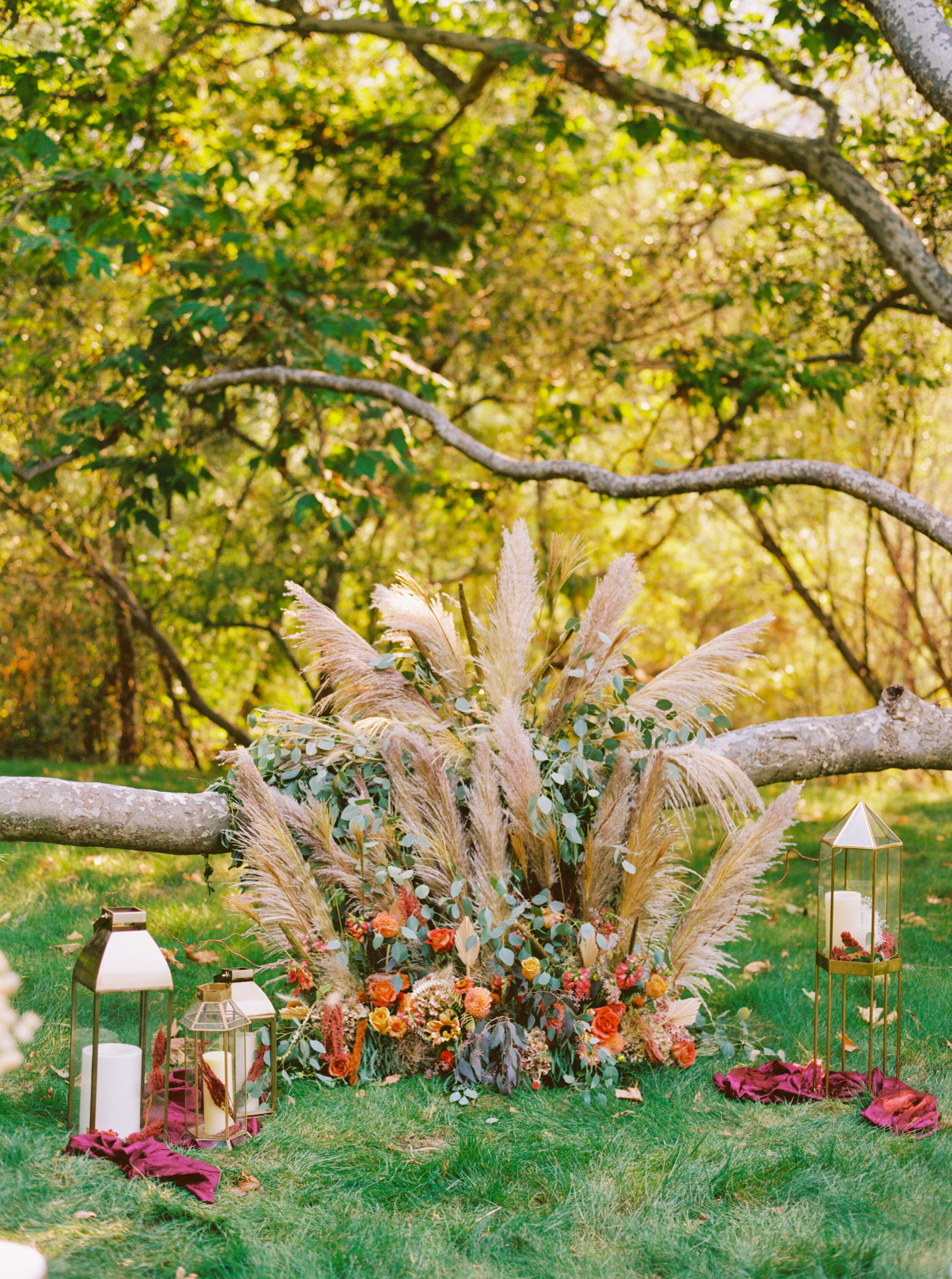 Sarahi Hadden - An Earthy Summer Boho Inspired Wedding with Sunset Hues at Gardener Ranch-46.jpg